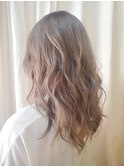 HUEglossでダメージレス柔らかハイトーンバイオレットアッシュ☆