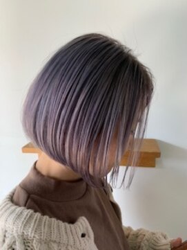 ヘアサロン コンパス(Hair Salon compass) ラベンダーグレー＋ボブ