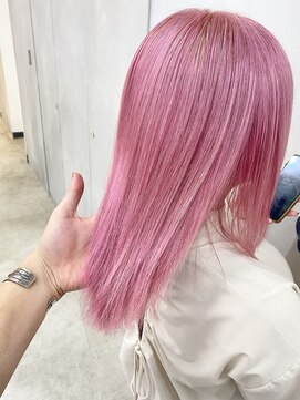 エイト ヘアサロン 渋谷本店(EIGHT) ピンクカラー