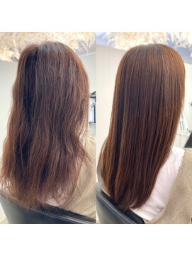 イレス 札幌駅前(IRESU) 弱酸性縮毛矯正でナチュラルストレート