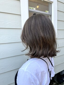 レポ(LEPO) シークレットハイライトでブルーアッシュ