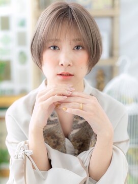 カバーヘアアンドスパ ブリス 浦和(COVER HAIR&SPA bliss) 大人ハイライトシースルーバングボブショートc5浦和20代30代40代