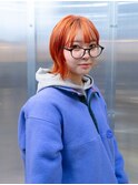 オレンジ　ボブ