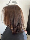 20代30代大人可愛い小顔ショートカット外ハネボブ