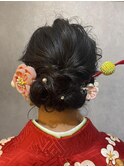卒業式ヘア