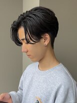 エルマーク 梅田(L-MARK)&nbsp;センターパートニュアンスパーマ韓国カルマパーマコンマヘア