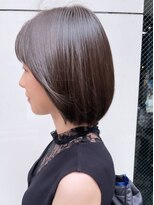 ヒップスデコ(Hip's deco)&nbsp;ロングボブ・20.30.40代にオススメ☆透明感グレージュカラー