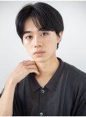 20代30代メンズショート短髪ビジカジセンターパートa札幌月寒