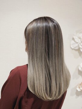 アッシュ 清瀬店(Ash) 【髪質改善】グレー系イルミナカラー　Ash清瀬 大嶋