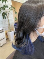 ラ メール ヘア デザイン(La mer HAIR DESIGN)&nbsp;インナーカラー/ブルー