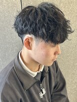 ニアウ 太田店(Niau)&nbsp;メンズマッシュツイストスパイラルパーマメンズパーマツーブロ