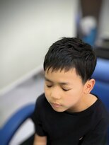 カットハウス パセリ お洒落キッズ☆アシメツーブロック☆　<理容室>/メンズ/バーバー