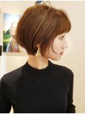 ショートボブ小顔カット大人ヘア髪質改善30代40代50代表参道青山