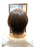30代40代50代ショートボブ/丸みグラデーションボブ
