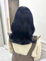 リルミー(Lilme)&nbsp;【ブリーチ1回】ちゅるんと透けるネイビーブルー ＊Lilme 姫野＊