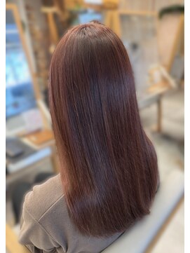 ブローチェラウカ(Broche lauka) メンテカット×レッドブラウン