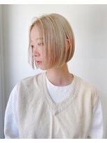 ツナグ(tsunagu) ハイトーンボブ、ブロンドボブ、ワンレン