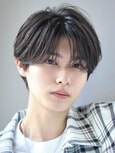 シースルーマッシュフェザーパーマニュアンスパーマコンマバング