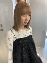 ペレ 梅田(PELE)&nbsp;イメチェン/ホワイトブロンド/外ハネボブ/美髪/梅田