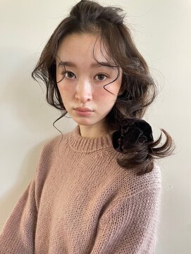 ローブ アオヤマ(LOAVE AOYAMA) ブリーチなし透明感カラー/アッシュベージュ/表参道/渋谷/20代