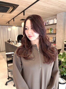 ヘイリー(HAILEY) 【フェミニンロング】暖色カラー大人レイヤー20代30代40代