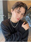 ツイストスパイラルスペインカールダークアッシュ韓国マッシュ