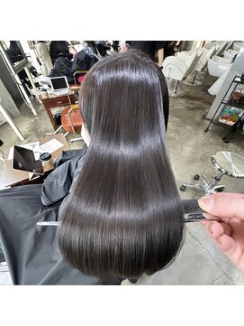 サロンドミルク 原宿(salon de MiLK) 髪質改善カラー艶グレー赤み消しカラー原宿明治神宮前表参道