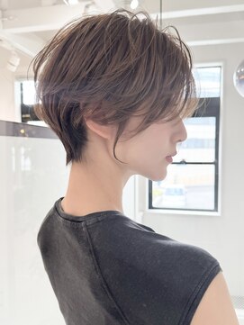 ロンドエニカ 大宮(Lond enika) イメチェン外ハネボブ美髪ワイドバングレイヤーショート/大宮