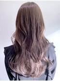 顔周りレイヤー韓国ヘア美髪ロング_ba327881