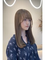 シア 綾瀬店(SHEER)&nbsp;ブリーチなし　ミルクティーベージュ/SHEER綾瀬店