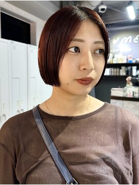 シェノン 心斎橋(CHAINON) ボブ/ミニボブ/切りっぱなしボブ/ワンレン/ボルドー