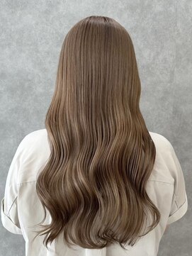 ラル 水戸県道50号店(Lalu.) くびれヘア/アプリコットオレンジ/夏のヘアアレンジ/水戸