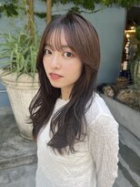 イヴォーク トーキョー(EVOKE TOKYO)&nbsp;レイヤー/ミディアム・ロング/20代/顔周り/ブラウンベージュ