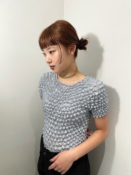 チクロヘアー(Ticro hair) @Luca オレンジベージュ