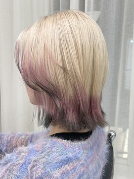 ミーム 原宿 表参道(meme) !ダブルカラーハイトーンケアブリーチデザインカラー#原宿