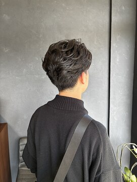 爽やかニュアンスビジネスパーマ