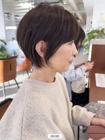 サムライ(SAMURAI)&nbsp;丸みショート×ココアブラウン