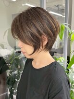 ジービージー(GBG)&nbsp;くびれショートボブ40代50代グレイカラー白髪染め白髪ぼかしる