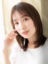 カバーヘア ブリス 戸田公園西口店(COVER HAIR bliss)&nbsp;ハッシュカット/ミディアムレイヤー/ココアブラウンe