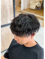 エッジ(EDGE)&nbsp;大分メンズ刈り上げマッシュツイストスパイラルパーマスタイル