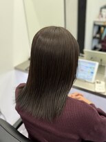 アイスプロドバイブルーム 木更津店(ice prod by bloom) 着物ヘア/ダークアッシュ/ミディアムレイヤーカット/木更津