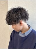 波巻きシャドウパーマ