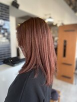 リドル ヘアー 駒生店(Riddle HAIR)&nbsp;やわらかく透ける、赤みブラウンレイヤー