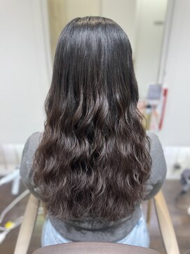 アピッシュ シェリ(apish cherie) デジタルパーマしっかりめコテ巻き風パーマミックスパーマ