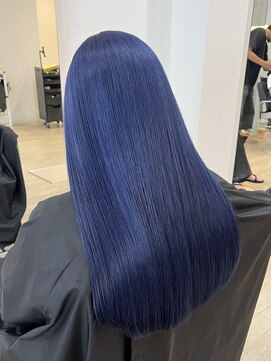 タイドヘアー 茨木2号店(TIDE HAIR) ブルーカラー