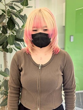 エニフォーイーストハム(Eni for eastham) ケアブリーチ/デザインカラー/ベージュ/ピンク/ルーツカラー