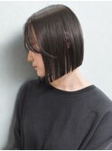 二子玉川大人ボブ切りっぱなしボブ前下がりボブ