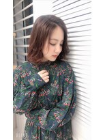 オーロ 西宮店(ORO) 春のフェミニンワンカールミディ