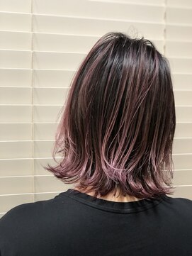 イロヘア アンジョウ(ilo.hair anjo) ピンクバレイヤージュ