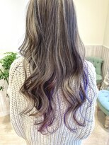 ネオリーブソラ 相模大野店(Neolive sola)&nbsp;おしゃれママさん/インナーカラー/デザインカラー/パープル